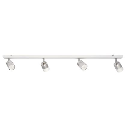 LED Kohtvalgusti TUBSSON 4xGU10/4,8W/230V valge/läikiv kroom