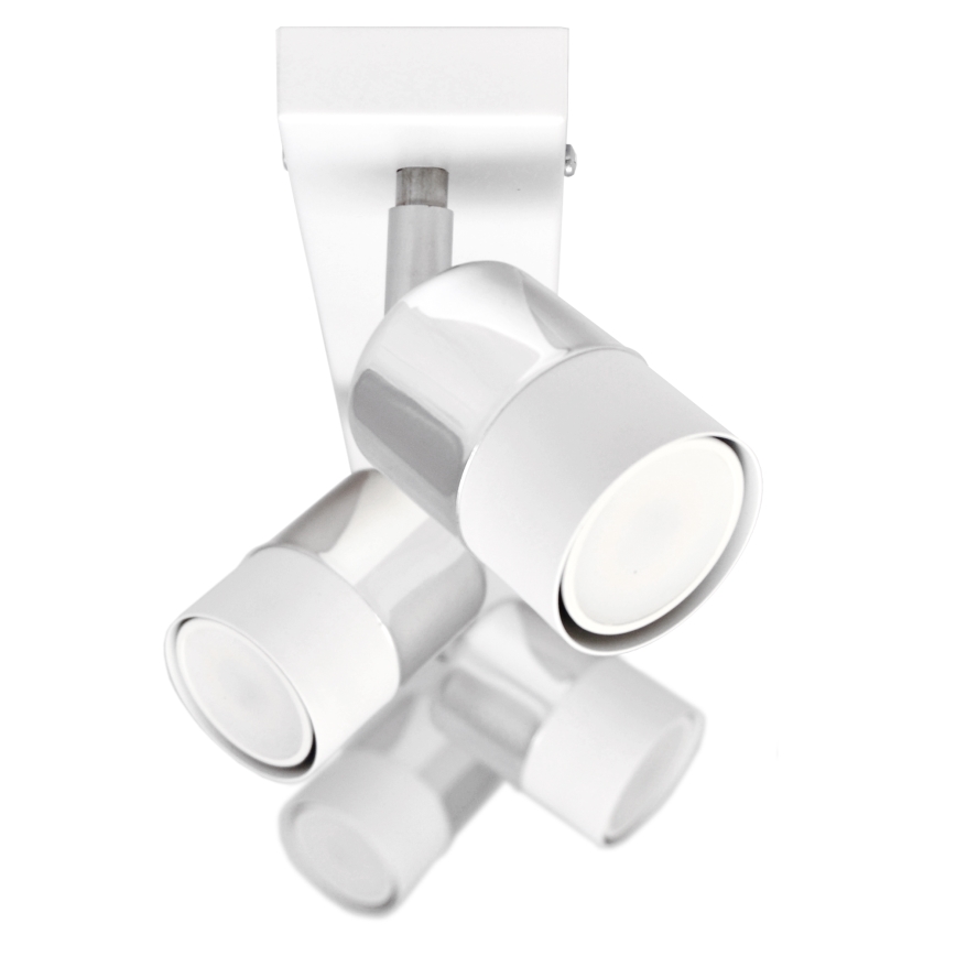 LED Kohtvalgusti TUBSSON 4xGU10/4,8W/230V valge/läikiv kroom