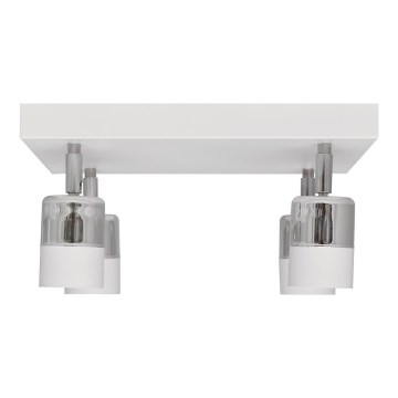 LED Kohtvalgusti TUBSSON 4xGU10/4,8W/230V valge/läikiv kroom