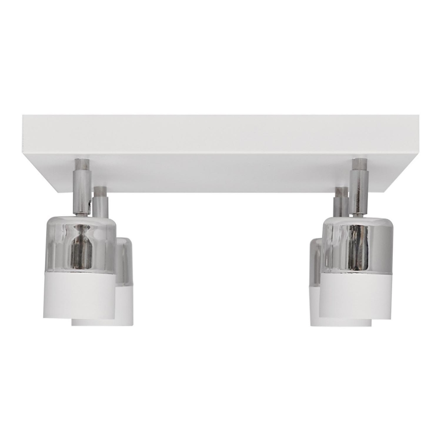 LED Kohtvalgusti TUBSSON 4xGU10/4,8W/230V valge/läikiv kroom