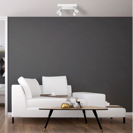 LED Kohtvalgusti TUBSSON 4xGU10/4,8W/230V valge/läikiv kroom