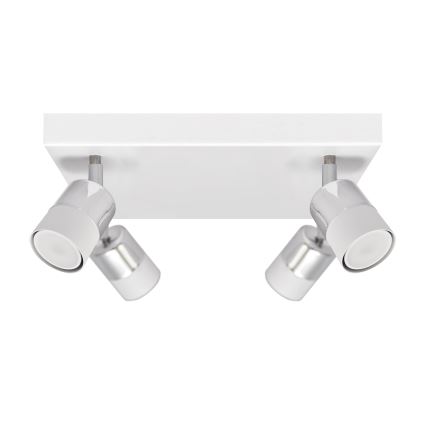 LED Kohtvalgusti TUBSSON 4xGU10/4,8W/230V valge/läikiv kroom