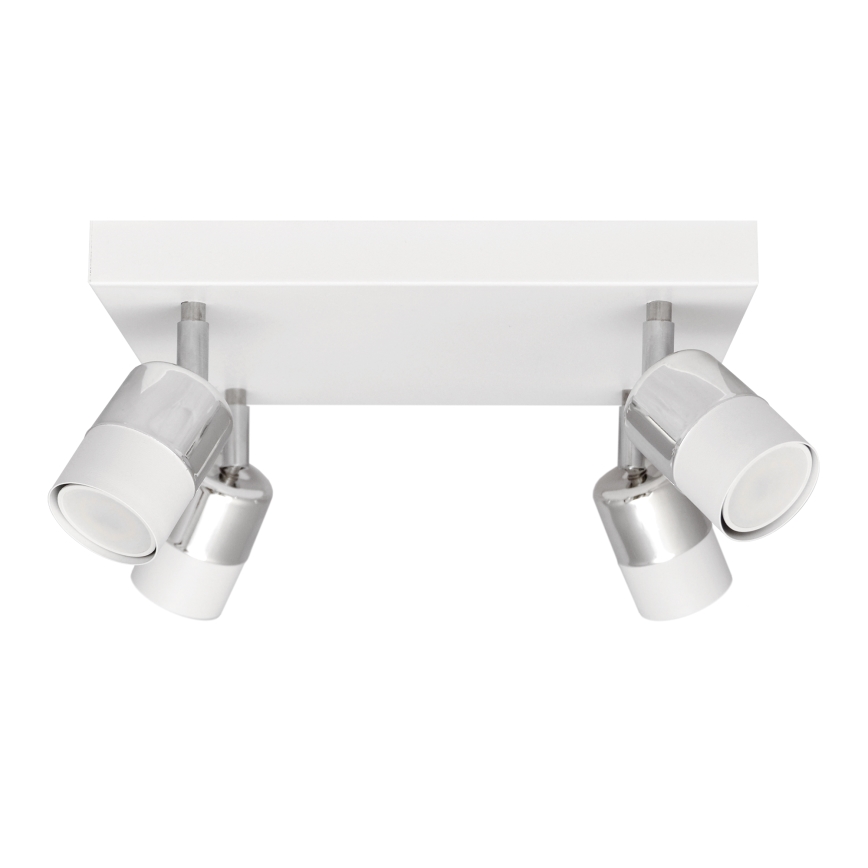 LED Kohtvalgusti TUBSSON 4xGU10/4,8W/230V valge/läikiv kroom
