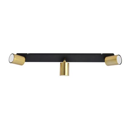 LED Kohtvalgusti TUNE 3xGU10/4,8W/230V kuldne/must