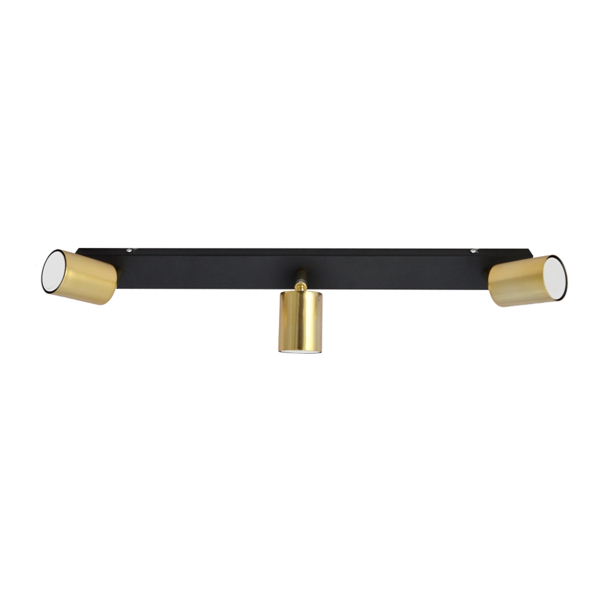 LED Kohtvalgusti TUNE 3xGU10/4,8W/230V kuldne/must