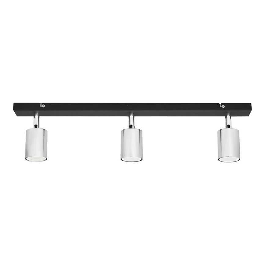 LED Kohtvalgusti TUNE 3xGU10/4,8W/230V matt kroom/must