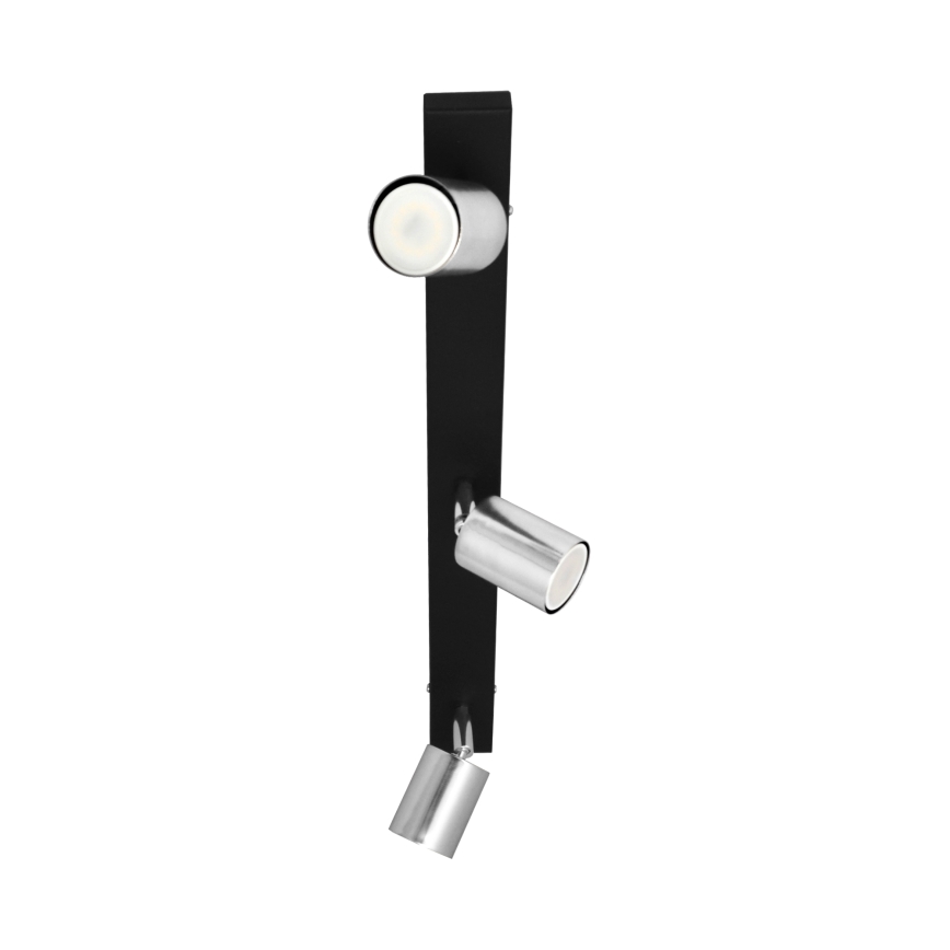 LED Kohtvalgusti TUNE 3xGU10/4,8W/230V matt kroom/must