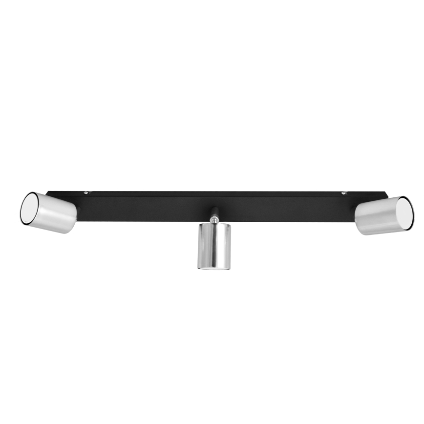 LED Kohtvalgusti TUNE 3xGU10/4,8W/230V matt kroom/must