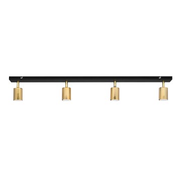 LED Kohtvalgusti TUNE 4xGU10/4,8W/230V kuldne/must