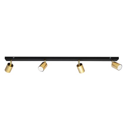 LED Kohtvalgusti TUNE 4xGU10/4,8W/230V kuldne/must