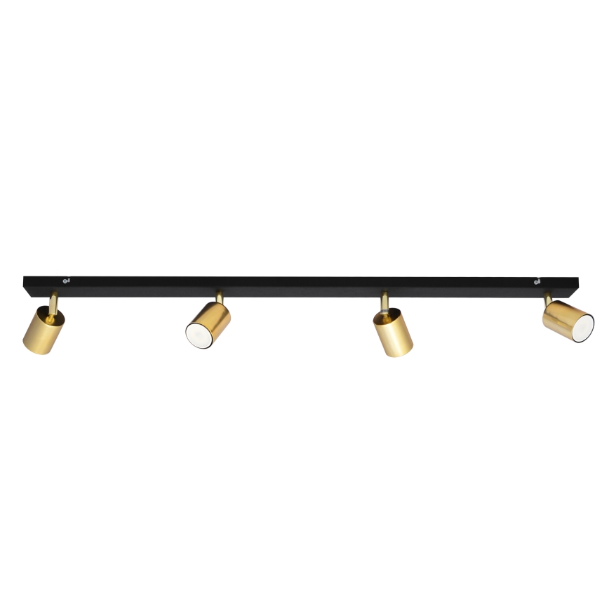 LED Kohtvalgusti TUNE 4xGU10/4,8W/230V kuldne/must
