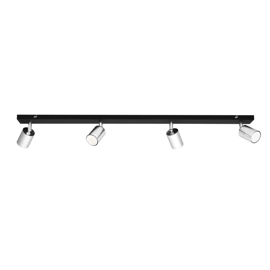 LED Kohtvalgusti TUNE 4xGU10/4,8W/230V matt kroom/must