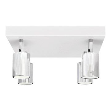 LED Kohtvalgusti TUNE 4xGU10/4,8W/230V matt kroom/valge