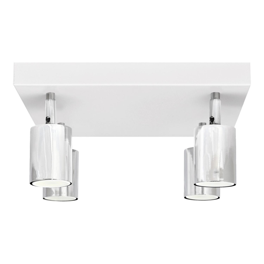 LED Kohtvalgusti TUNE 4xGU10/4,8W/230V matt kroom/valge