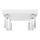 LED Kohtvalgusti TUNE 4xGU10/4,8W/230V matt kroom/valge