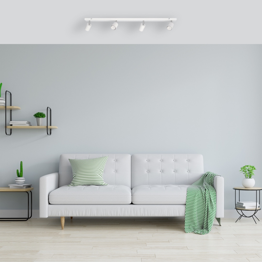 LED Kohtvalgusti TUNE 4xGU10/4,8W/230V valge