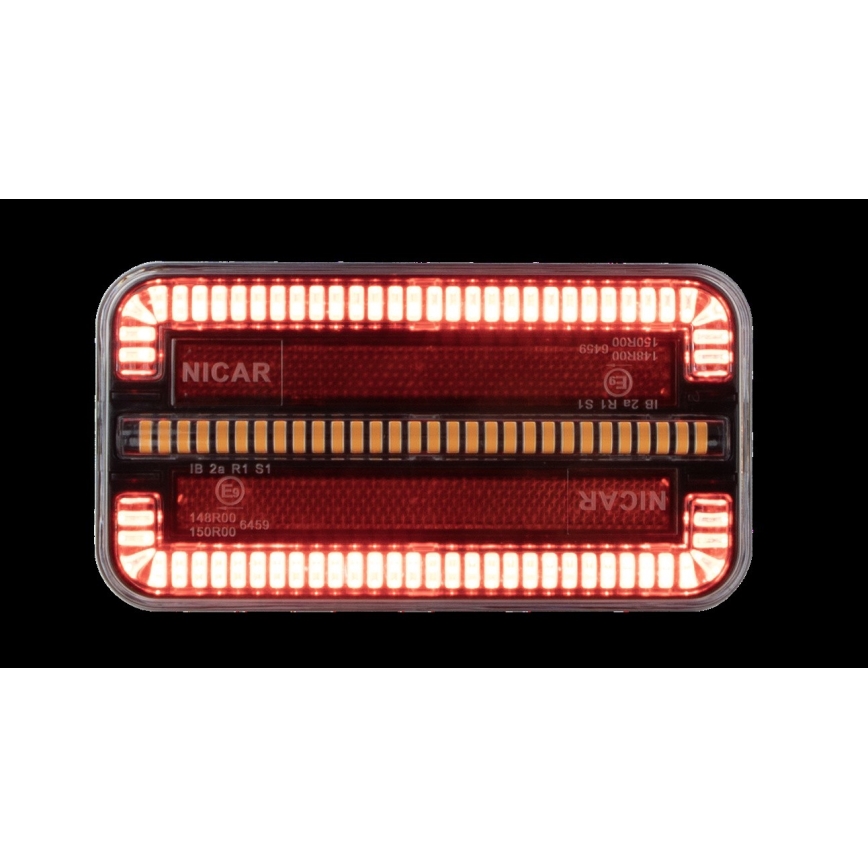 LED Kombineeritud valgusti dünaamilise pöördesignaaliga LED/12-24V IP65
