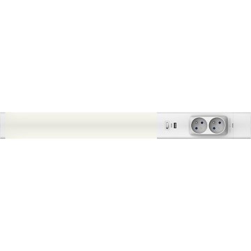 LED Köögimööblivalgusti sahtlitega ja USB pordid LED/18W/230V 4000K hõbedane