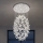 LED-kristalllaelamp SAMOA LED/30W/230V Ø 40 cm, läikiv kroom + kaugjuhtimispult