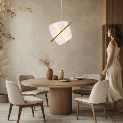 LED-kroonlühter kaablil RELAX LED/15W/230V kuldne/valge