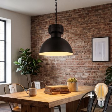 LED-kroonlühter ketiga BJORN 1xE27/60W/230V must