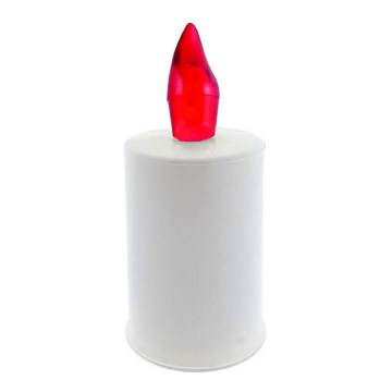 LED Küünal LED/2xAA soe valge 10,8 cm valge/punane