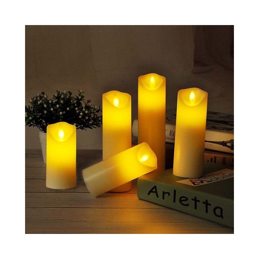 LED  Küünal LED/2xAA soe valge 11 cm