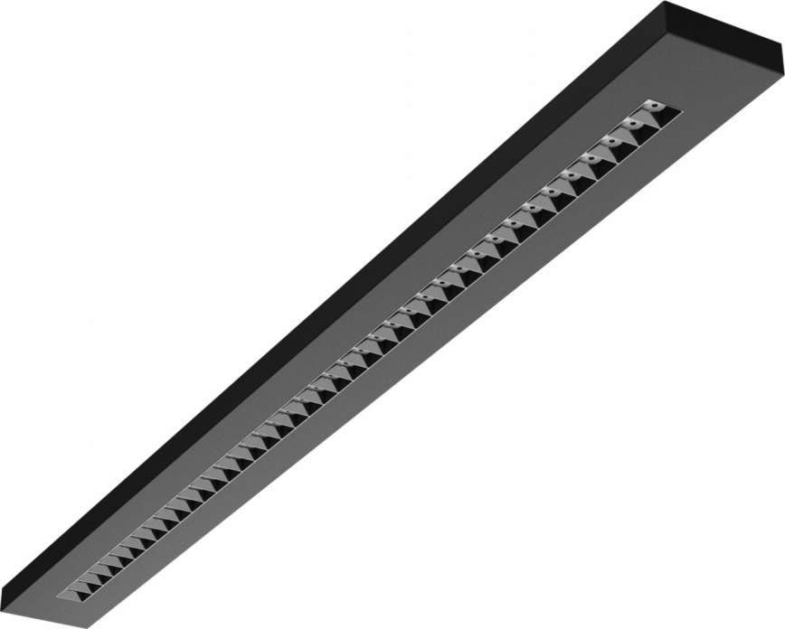 LED Lae-/rippvalgusti PLANK LED/20/30/40W/230V 2700/4000/6000K CRI 90 must