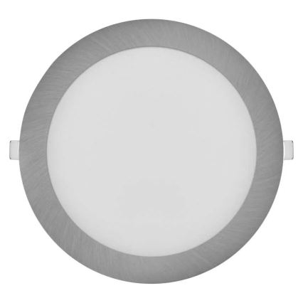 LED lae sisse paigaldatav valgusti NEXXO LED/18W/230V 3000/3500/4000K hõbedane läbimõõt 22,5 cm