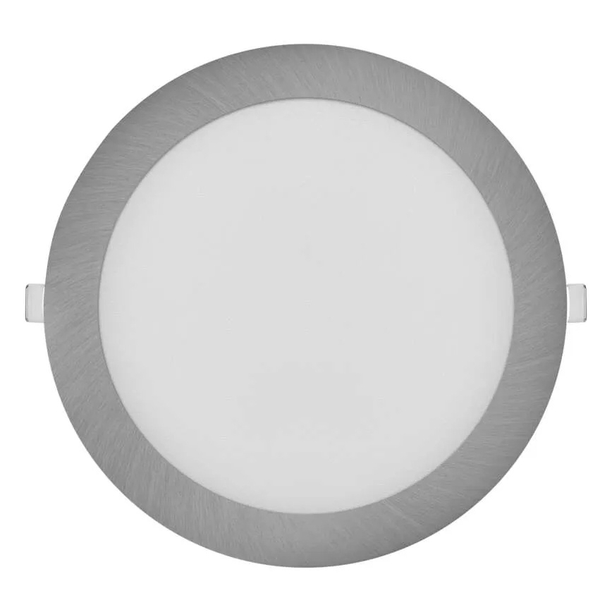 LED lae sisse paigaldatav valgusti NEXXO LED/18W/230V 3000/3500/4000K hõbedane läbimõõt 22,5 cm