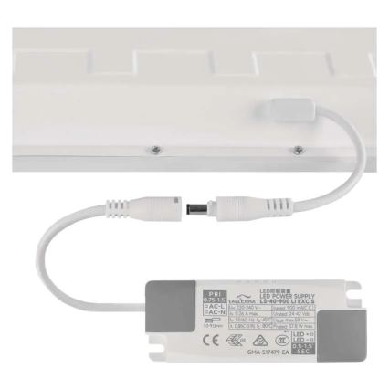LED lae sissepaigaldatav paneel DIXXO LED/36W/230V 4000K UGR19 60x60 cm valge