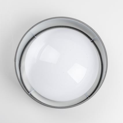 LED laelamp 12 W/230 V Ø 32 cm, hall/hõbedane