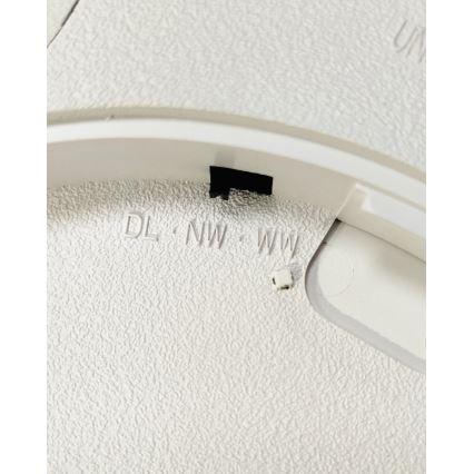 LED-laelamp, 18 W/230 V, 3000/4000/6500 K, läbimõõt 23 cm, valge