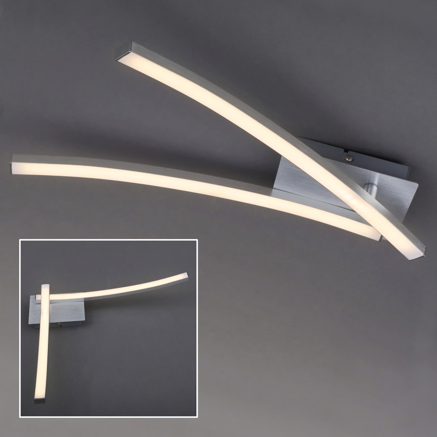 LED laelamp 2xLED/6W/230V 3000K mattkroom