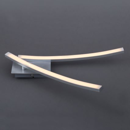 LED laelamp 2xLED/6W/230V 3000K mattkroom