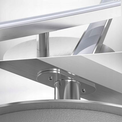 LED laelamp 2xLED/6W/230V läikiv kroom