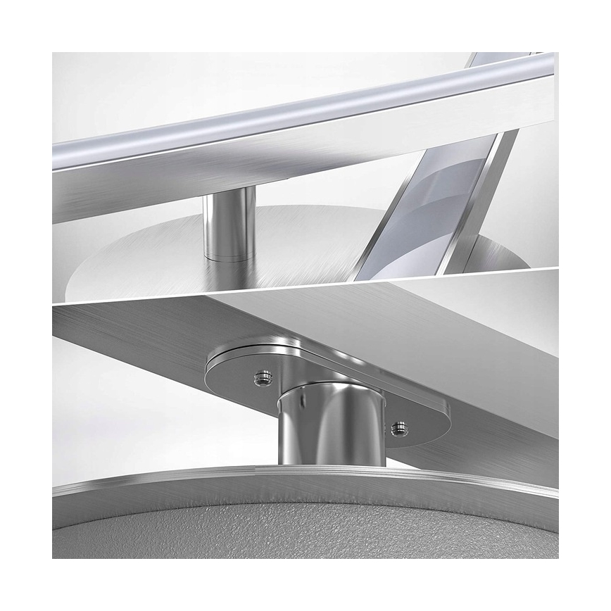 LED laelamp 2xLED/6W/230V läikiv kroom