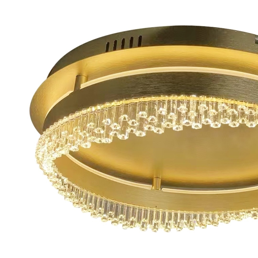 LED-laelamp 36W/230V, läbimõõt 43 cm, kuldne