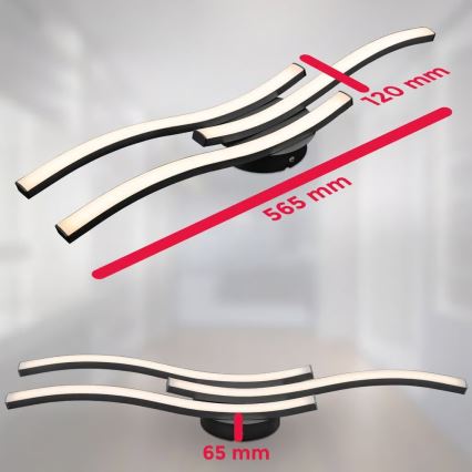 LED laelamp 3xLED/6W/230V 2700K must