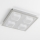 LED laelamp 4xLED/5W/230V 3000K 28x28 cm mattkroom