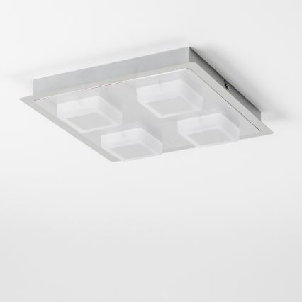LED laelamp 4xLED/5W/230V 3000K 28x28 cm mattkroom