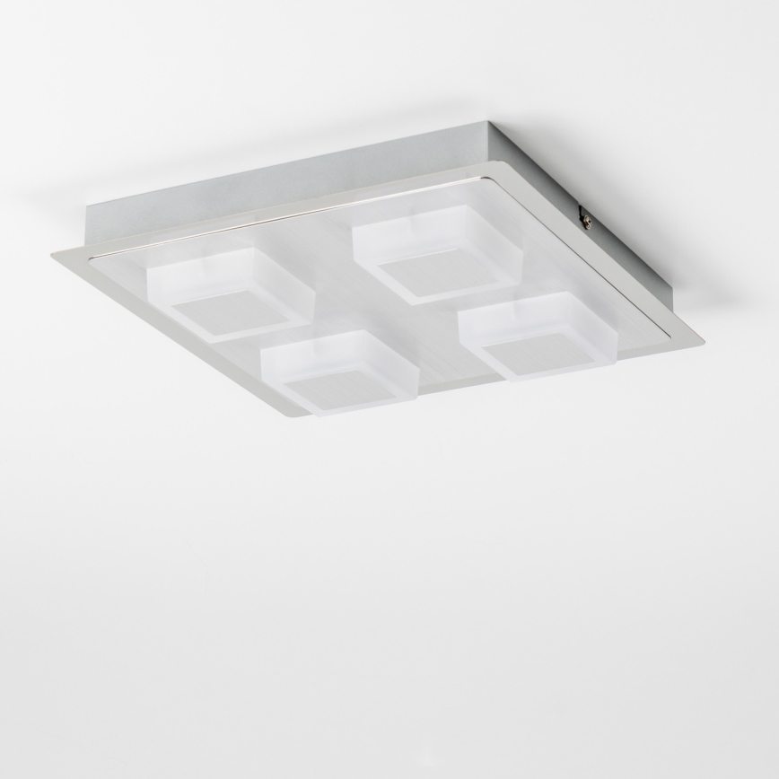 LED laelamp 4xLED/5W/230V 3000K 28x28 cm mattkroom