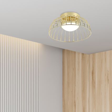 LED laelamp BETSY LED/12W/230V läbimõõt 25 cm kuldne