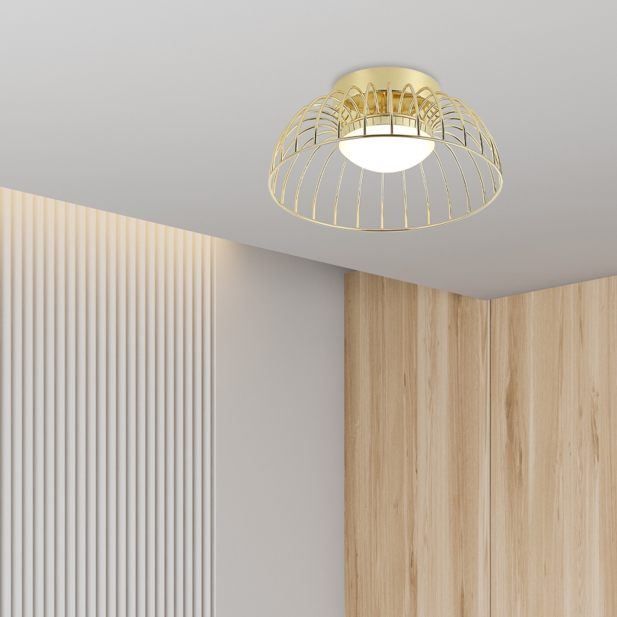 LED laelamp BETSY LED/12W/230V läbimõõt 25 cm kuldne