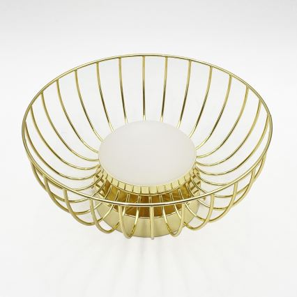 LED laelamp BETSY LED/12W/230V läbimõõt 25 cm kuldne