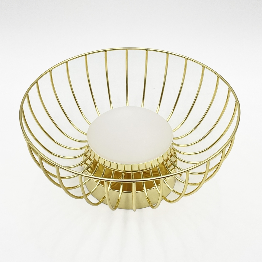 LED laelamp BETSY LED/12W/230V läbimõõt 25 cm kuldne