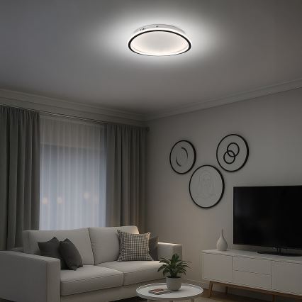 LED laelamp CALI LED/30W/230V läbimõõt 40 cm must