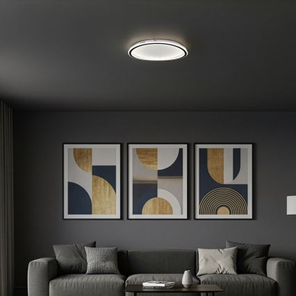 LED laelamp CALI LED/30W/230V läbimõõt 40 cm must