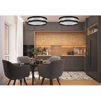 LED laelamp CORAL GOLD LED/24W/230V must/kuldne