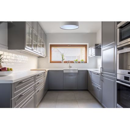 LED-laelamp GALAXY LED/24W/230V Ø 44 cm hall/valge